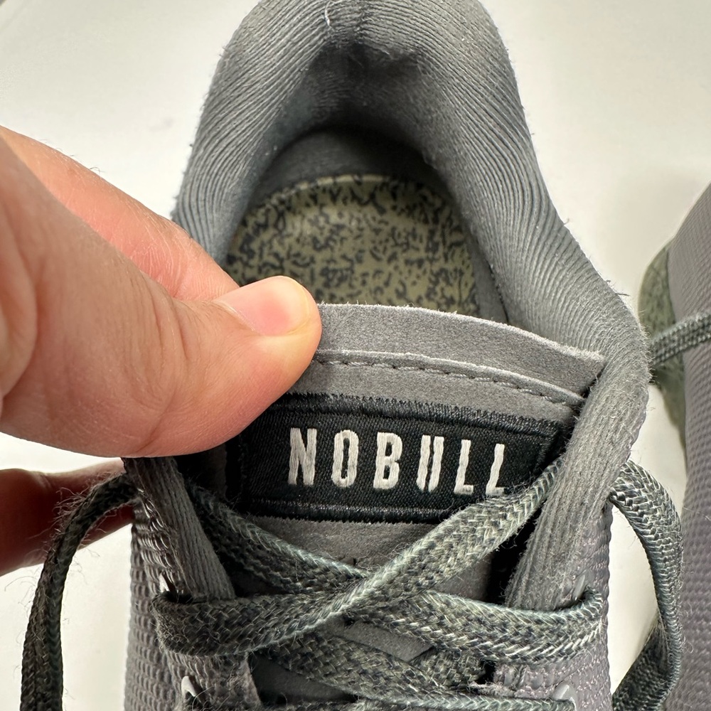 Nobull Superfabric Gray Shoes Unisex Workout Sneakers - Picture 15 of 15